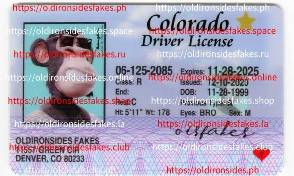 Colorado Driver License(Old CO)