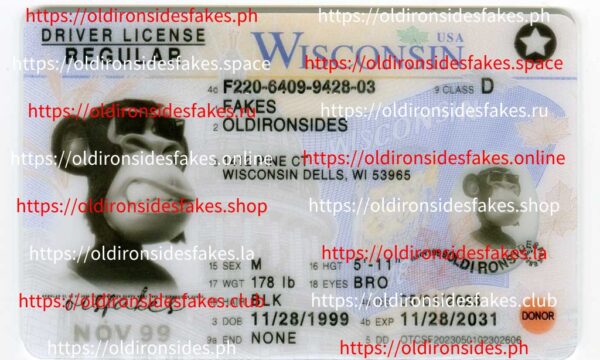 Wisconsin Driver License(WI 2022 PolyCard)