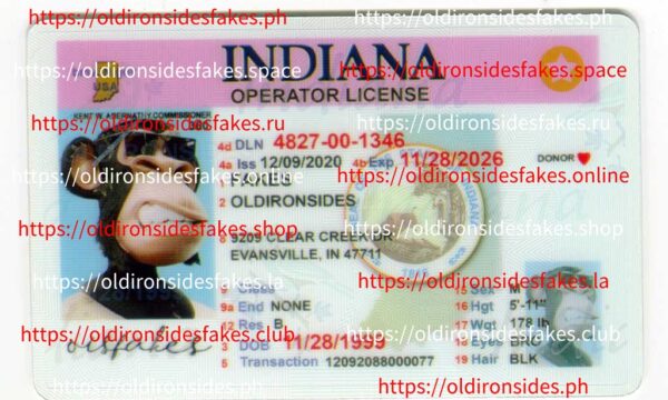 Indiana Driver License(Old IN)