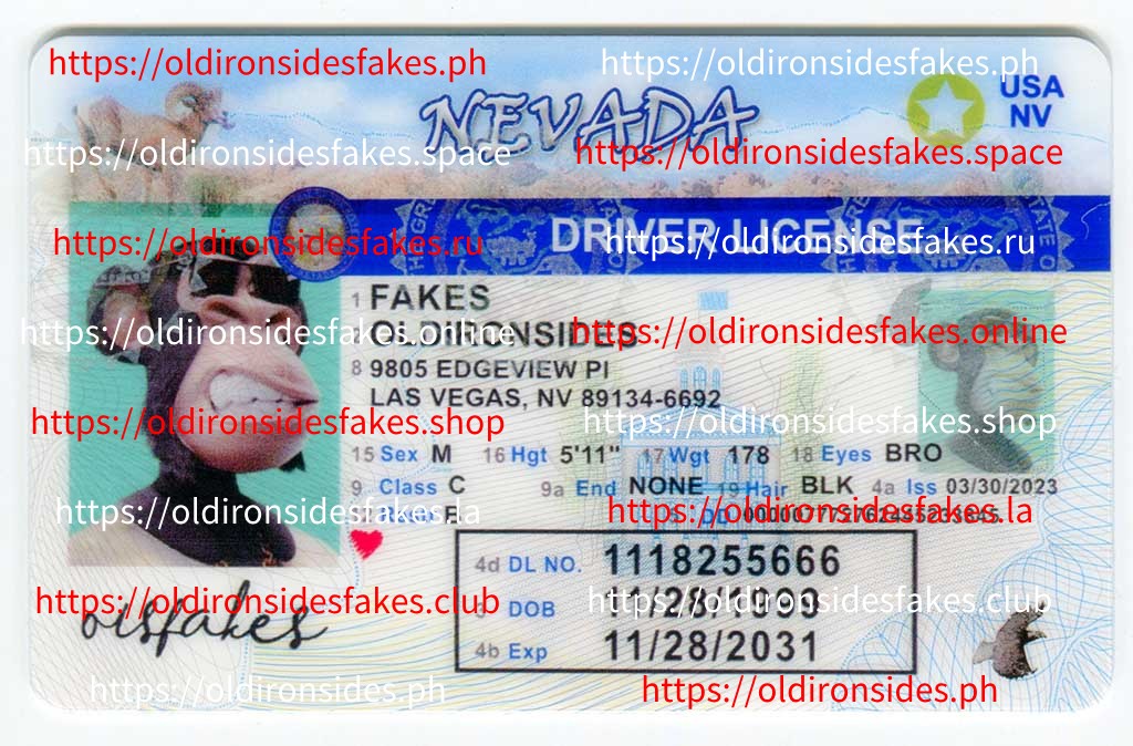 Nevada Driver License(Old NV)