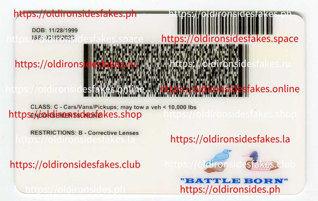 Nevada Driver License(Old NV) - Image 2