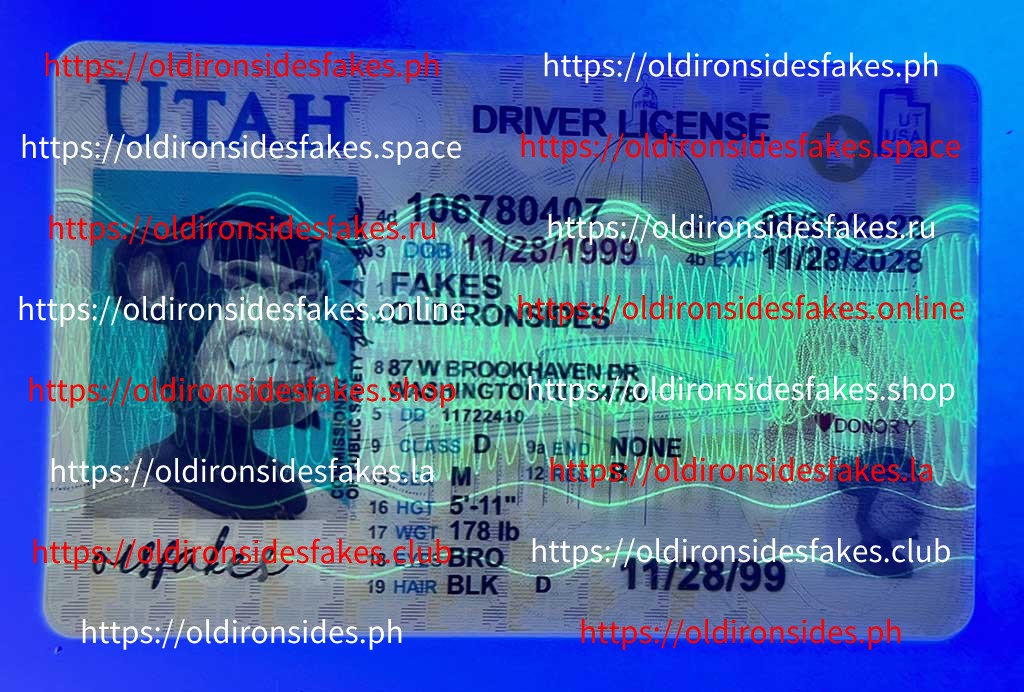 Utah Driver License(Old UT O21) - Image 3