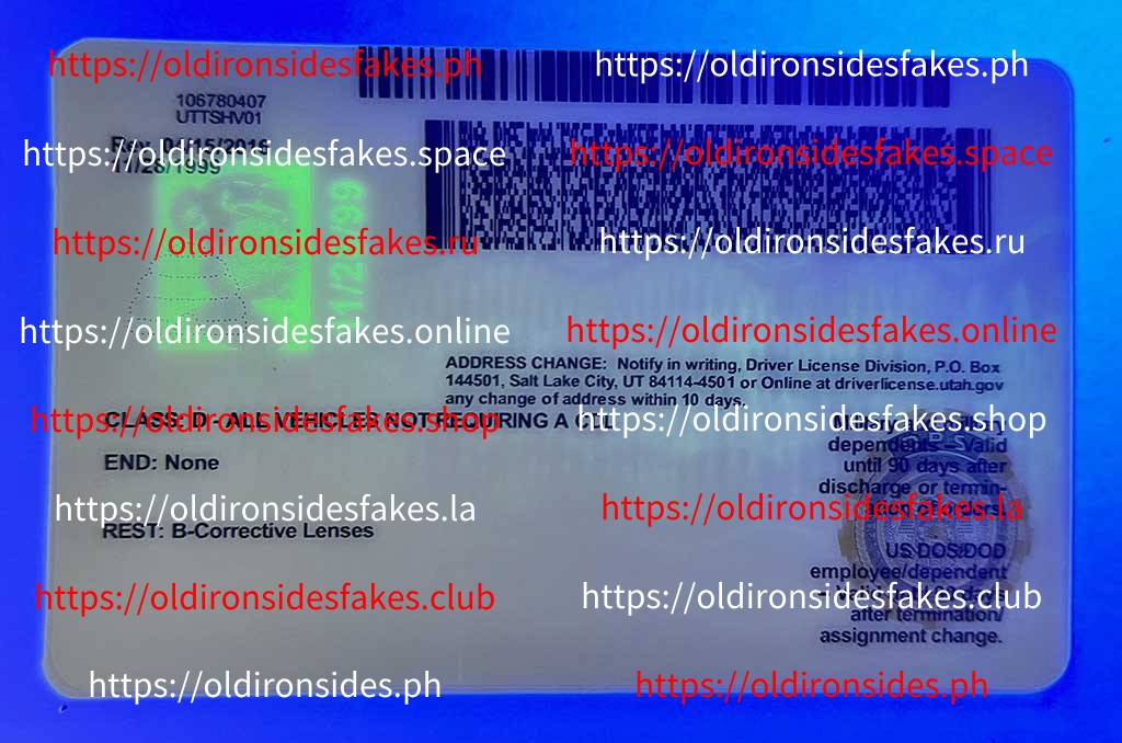 Utah Driver License(Old UT O21) - Image 4