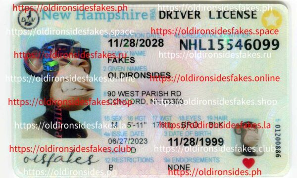 New Hampshire Driver License(NH)